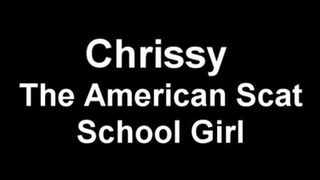 School girl smears shit in a hotel room