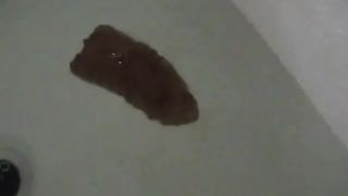 Big floater in bathtub