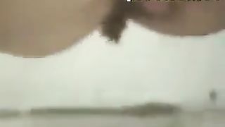 Spying on a sexy girl that's pooping