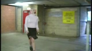 Ran to pee in underground parking lot