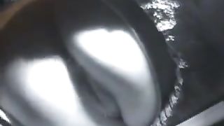 Girl gets caught pooping in street toilet