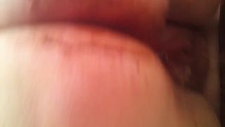 Fat lady shitting in close up