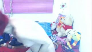 Camgirl shitting on webcam