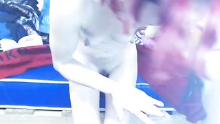 Camgirl shitting on webcam