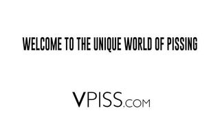 Lesbians Jimena And Victoria Piss And Use Dildos