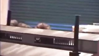 Shit on a moving train