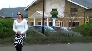 Peeing after a big container