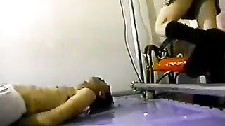 Forced a turd down his throat