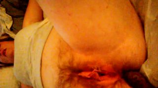 Creampied girl shitting on floor