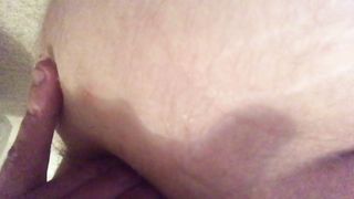 Fingering my shitty bum