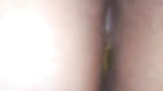 Showing her dirty asshole