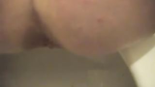 Ex girlfriend taking a big turd