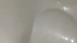 Small shit from constipated wife