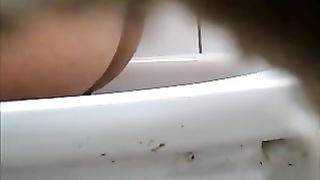 Spying on a hot young lady