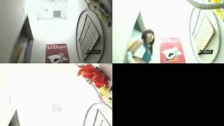 Four girls shitting at once