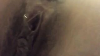 Close up of a constipated girl