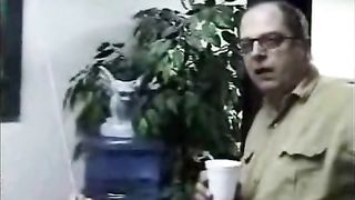 Peeing on a bondaged girl