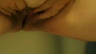 Fat lady peeing with pressure