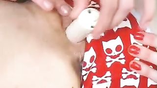 Lesbian girls peeing on each other