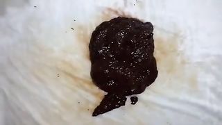 Halloween girl shitting