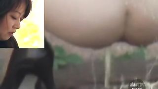 Compilation of nasty girls pooping in public