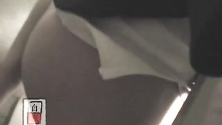 Hairy Japanese shitting in toilet