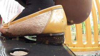 Mix of girls pooping in public bathrooms