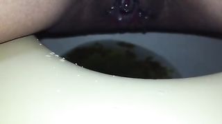 Shaved babe that has diarheea