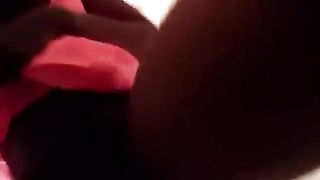 Real ebony girl shitting