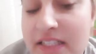 She's very constipated