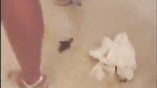 Shitting in her panties in doctors office