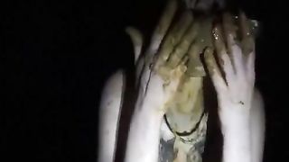 Getting fucked she's eating poop