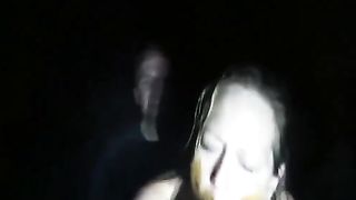 Getting fucked she's eating poop