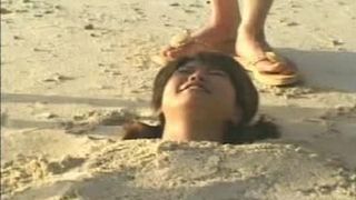 Torturing a female slave