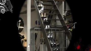 Shitting on slaves face