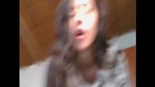 Naughty college girl pooping two times