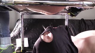 Princess Gina pooping on her slave