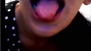 Hot babe smearing poop