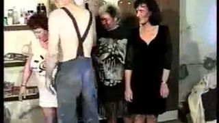 Mature scat gangbang