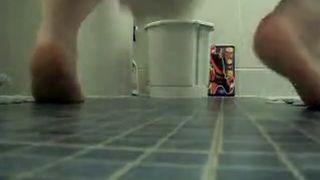 BBW babe tasting her own poop