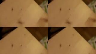 Sleeping Asian girl shitting in her panties