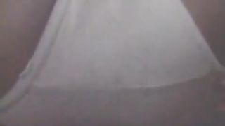 Shitting in white panties