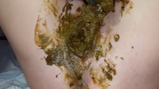 She's into hardcore scat masturbation