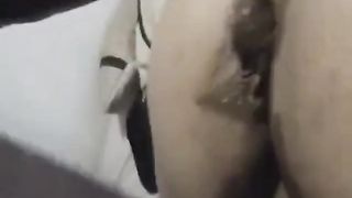 Rough dirty interracial scat sex