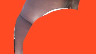 Black girl shitting in doggy style