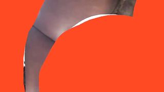 Black girl shitting in doggy style