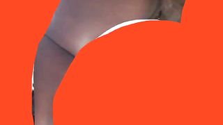 Black girl shitting in doggy style