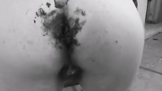 Scat wife pooping