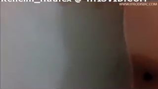 Tattooed girl pooping underwater