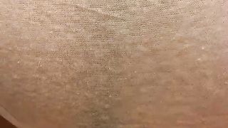 Wife shitting in grey panties